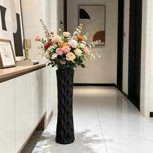Plastic Vase, Bohemian Style Vase, Suitable For Dried Flower Bouquets And Reed Grass Centerpieces - Ideal For Autumn Weddings, Parties And Restaurant Decor (Fashion) - A - View 3