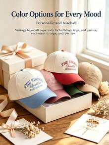 Customizable Logo Baseball Cap, Adjustable Strap, Lightweight Breathable Design, Suitable For Corporate Events, Fashion Headwear - Multicolor - View 7