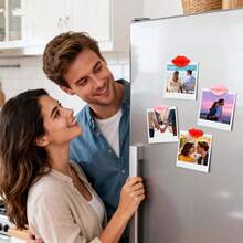 4/8/12pcs Creative Red Lip And Lip Shaped Refrigerator Stickers, Novel Refrigerator Magnets, Used For Decorating Refrigerators, Storage Cabinets, Cabinets, Whiteboards, Interesting Kitchen Decorations, Home Gifts - Multicolor - View 5