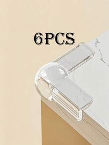 6pcs/4pcs/1pc Transparent Corner Protectors - Thickened Design For Sharp Corners - Pet- Anti-Collision Furniture Edge Guards For Tables, Chairs, Beds - Prevent Bumps - Multicolor - View 12