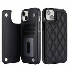 Wallet Phone Case Compatible With Iphone 18 17 Pro Max, Air, 16e, 16, 15, 14, 13, 12, 11 Pro Max, XR, XS MA, Magnetic Design, RFID Anti-Theft Card Slot, Magnetic Phone Protective Cover, Shockproof, Unisex, Also Compatible With Samsung Galaxy S26 S24 S25 S23 S22 Ultra Plus, Multi-Card Slot Design, Magnetic Clasp, With Stand, Shockproof Protective Cover - Black - View 23