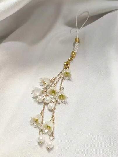Exquisite Lily Of The Valley Hanging Ornament, Perfect For Decorating Phones, Backpacks, Keychains And Other Daily Items Or Accessories