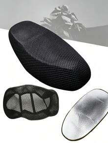 Universal Motorcycle Seat Cushion (Random), 3D Mesh Non-Slip Cushion Breathable Seat Cushion Additions,Insulated And Breathable Car Cover,Suitable For Most Motorcycles, Does Not Shift Easily. A Practical And Excellent Gift For Commuting And Outings - Multicolor - View 6