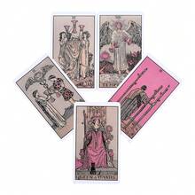 Pink Beginners Tarot Card Game, Casual Entertainment For Family Gatherings, Holiday Card Game, Party Game Activity - Watermelon Pink - View 6