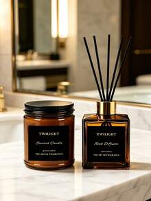 Luxury Aromatherapy Diffuser And Scented Candle Gift Set, Natural Plant Essential Oil And Soy Wax Aromatherapy Set, Smokeless Long-Lasting Fragrance Suitable For Home, Bedroom, Living Room And Office, Premium Gift For Birthday, Holiday, Housewarming And Wedding Occasions - Gift Box - View 4
