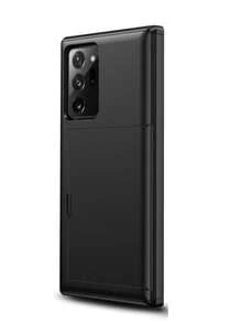 For Galaxy Case, Anti-Drop Two-In-One PC Card Case For Mobile Phone, Suitable Compatible With Apple 17 Promax 17 Pro 17e 16E 15 14 13 12 11 18 Models. 2-In-1 Shock-Proof Mobile Phone Protection Case, With Card Slot And Wallet-Style Design. - Black - View 69