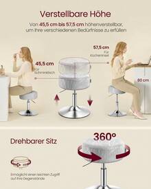 Schminkhocker - Khaki - Übersicht 5