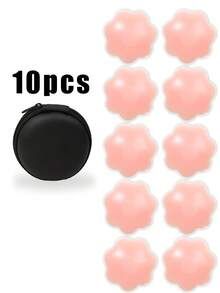 2/10 PcsInvisible Nipple Covers For Backless Dresses And Evening Gowns Perfect For Wedding Parties And Daily Outfits Lightweight Round Shape Design - Multicolor - View 16
