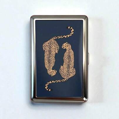 Vintage Style Versatile Metal Wallets Credit Card Case WomenWith RFID Protection Durable High-Polish