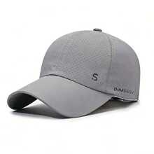 Solid Color Casual Quick-Dry Breathable Mesh Baseball Cap, Unisex Summer Sun Protection Outdoor Sports Duck Bill Hat - A - View 12