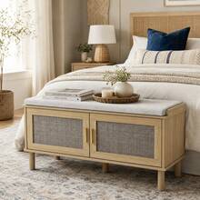 Storage Benches & Ottomans - Oak - View 1