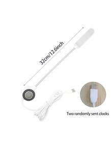 USB Powered Sewing Machine LED Light, Magnetic Attachment, Flexible Bendable, Dedicated For Workshop Workbench Flat Machine Lighting, No Battery Required - White - View 9