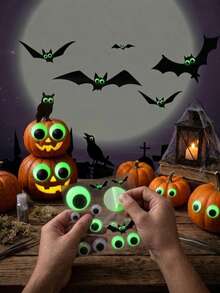 600-100pcs Self-Adhesive Googly Eyes, Multiple Sizes Available (35mm To 8mm), Suitable For DIY Craft Activities, Can Be Used For Halloween, Christmas Decorations, Art Projects And Handmade Accessories (Storage Box Not Included) - Multiple Styles - View 4