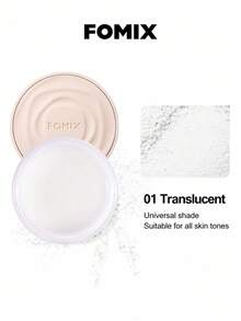 FOMIX 附粉撲散粉，控油柔焦臉部粉，輕盈細緻霧面妝效，長效抗汗定妝粉，毛孔模糊透明粉，適合油性肌膚，日常彩妝與補妝 - 01#透明色 - 查看 11