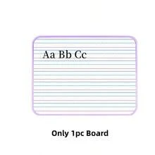 1pc White Board, One Side With 4 Lines And 3 Slots, Other Side Is Whiteboard/Message Board, Smooth Writing, Dry Erase, Reusable (1pc Board Only, 3pcs/Set, 1 Board + 1 Pen + 1 Clip) - Double-sided Whiteboard - View 17