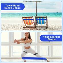 5pcs Yoga Resistance Bands, Classroom Chair Foot Exercise Bands, Children's Sensory Focus Training Stretch Bands, Suitable For Fitness And Learning - Color Style Randomized - View 4