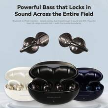 Philips TAQ3020 Earbud Nirkabel Sejati Tipe Terbuka Bluetooth 5.4 Headphone Terbuka dengan AI Clear Call Kontrol Sentuh Daya Tahan Baterai Lama - View 5
