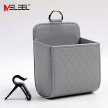 KELEEL Car Air Vent Mount Storage Box | Artificial Leather Car Phone Storage Bag, Interior Accessory - Multiple Styles - View 15