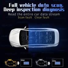 YNF Automotive HUD Head-Up Display | Pemantauan Real-Time OBD2 | Diagnosis dan Eliminasi Kerusakan | Alarm Multi-Bahasa | Kontrol Suhu Air/Tegangan/Kecepatan/Konsumsi Bahan Bakar dalam Satu Layar | Cocok untuk Sebagian Besar Model | Hadiah Liburan - A - View 4