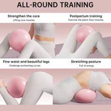 Home Fitness Set, Fabric Hip Resistance Band + Mini Pilates Yoga Ball, For Hip, Leg, Core Muscle Training - A - View 4