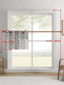 1pc/2pcs Premium Boho Style Embroidered Sheer Curtains For Living Room & Bedroom, Minimalist Line Art Voile Drapes, Fade Resistant Soft Light Blocking Breathable Home Decor, Easy To Install And Maintain - Grey - View 18