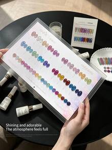 ANNIES 12ml20 Warna Four Seasons Star Remote Broken Diamond Gel Nail Polish Set, Jenis Baru Gel Kuku Disco Broken Diamond Reflektif Kilat yang Meledak untuk Salon Kuku - MultiWarna - View 6