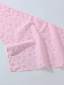 1件/套 女款時尚刺繡花卉圖案頭巾髮箍，適合日常與度假使用 - 淺粉色 - 查看 3