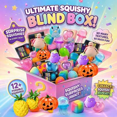 1pc Ne EDoh Squeeze Box Blind Box Food Transparent Honey Cheese Squishy Toy, Stress Relief Finger Toy, Comfortable Squeeze, Soft Rubber Pressure Ball, Handmade Soft Rubber Squishy Toy, Effectively Relieves Stress And Anxiety