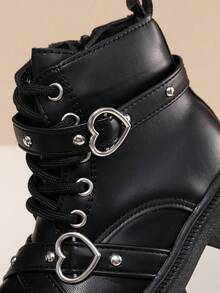 Girls' New Autumn/Winter Children's Boots, Boots, Ankle Boots - Black - View 7