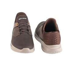 Skechers سكيتشرز Slip-Ins: Slade - Macklin 210890-CHOC أحذية رياضية رجالية، بني - بني - مشاهدة 5