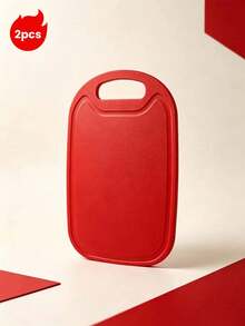 Kitchen Plastic Cutting Board, Kitchen Supplies, Premium Plastic Cutting Board, Non-Slip Kitchen Chopping Board, With Hanging Hole, Easy To Clean, Durable, Suitable For Meat, Vegetables, Fruits, Home Cooking, Stylish Design, High-Quality Material, Perfect For Meal Prep Enthusiasts - View 10