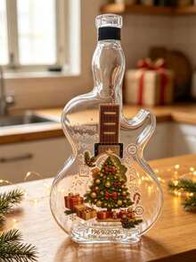 New Whiskey Bottle Guitar Shaped Luxury Cross-Border Same Style Empty Liquor Bottle Personalized High Borosilicate Glass Whiskey Small Bottle - View 7
