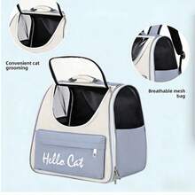 Cat Bag Outdoor Portable Pet Backpack Large Capacity Pet Space Capsule Carry Cat And Dog Box Shoulder Cat Outdoor - Multicolor - View 7