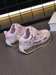 2026 New Baby Walking Sports Shoes, Comfortable Lightweight With Magic Tape Closure, Suitable For Multi-Purpose Wear - Pink - View 5