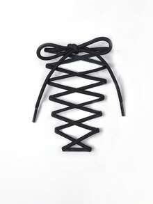 New Colorful Round Polyester Shoelaces, Fashionable Sports Shoes Chunky Sneakers Replacement Round Shoe Accessories Classic Versatile Solid Color Round Shoelaces - Multicolor - View 26