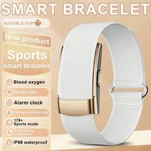 LIGE Fashionable New Smart Bracelet, Screen-Less Design, Waterproof, Multiple Exercise Modes, Exercise Tracking Records, Sleep Monitoring - View 13