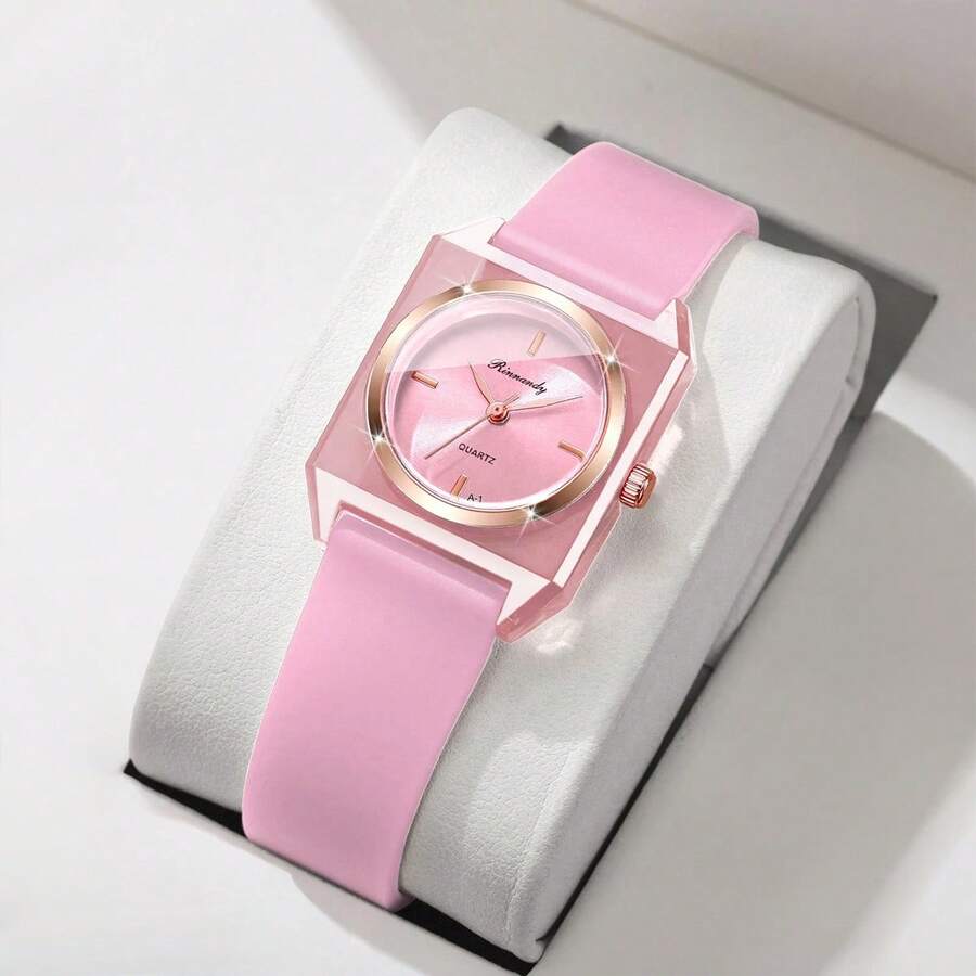 Women's Casual Watch, Square Dial, Analog Display, Accurate Timekeeping, Suitable For Daily And Casual Occasions - Birthday Gift, Anniversary Gift, Graduation Gift - Minimalist Design, Fashionable And Elegant, Perfect Gift Choice. - V541 - View 1
