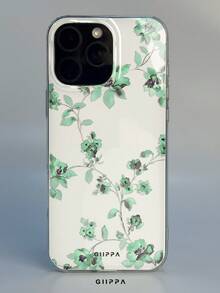 GIIPPA 1件小花圖案設計手機殼，適用於Phone 17 Pro Max，相容Phone 16 Pro Max、15 Pro Max、14 Pro Max，韓系高端時尚趣味手機殼，相容11/12/13/14/15/16 Pro Max Plus，優雅設計男女皆宜，送給女友的完美禮物，適合聖誕節、情人節、復活節、婚禮季與生日 - 綠色 - 查看 6