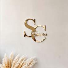 Custom 3D Acrylic Lettering Beauty Salon Sign: Mirror Acrylic Logo, Modern Signage, Gold Mirror Letter Sign, Custom 3D Acrylic Salon Sign | Customizable Beauty Studio Logo Wall Letters, Mirror Craft - Easy Installation, Laser Cut Logo Sign, Beauty Salon Sign, 3D Commercial Sign, Business Sign, Custom Laser Cut, 3D Embossed Logo - Multicolor - View 10