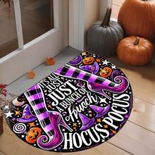 1PC Diatomite Absorbent Pumpkin Welcome Doormat, Festival Decorative Small Area Rug, Indoor Outdoor Floor Mat For Front Door & Kitchen, Home Decor For Christmas & Halloween - A - View 5