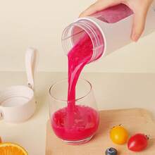 SINRAY Juicer Portabel Ringan 600ml, Kapasitas 22000 RPM, Dapat Diisi Ulang USB, Dilengkapi Baterai Isi Ulang 1200mAh. - 0,5L-1L - View 11