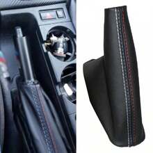 Universal Car Gear Shift And Handbrake Cover, 1pc, Easy To Install - Fits Most Vehicles, Auto Accessories - Multicolor - View 6