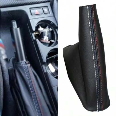 Universal Car Gear Shift And Handbrake Cover, 1pc, Easy To Install - Fits Most Vehicles, Auto Accessories