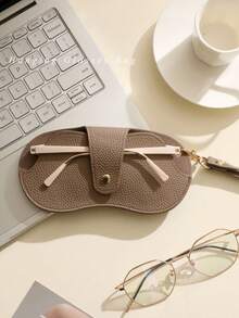 Hanging Glasses Storage Bag, Unisex Portable Snap-Button Glasses Case, Handheld Glasses Pouch, Suitable For Various Styles Of Glasses, Essential Accessory For Outdoor, Daily, Camping, Travel, Vacation - Multicolor - View 8