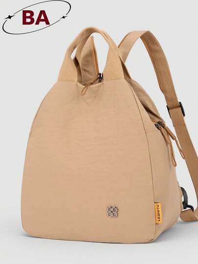 Anti-Theft Casual Nylon Women's Backpack; Multi-Functional Commuter Day Bag; Multi-Pocket Lightweight Travel Bag; Large Capacity School Bag; Convenient Student Backpack, For Students, Nurses, Teachers, Business Professionals, Travel, Vacation, Business Trips, Daily Commute, Shopping, Office, Dating, Hiking, Training, Work, Birthday Gifts, Holiday Gifts