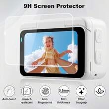 6pcs Screen & Lens Protector Film For Insta360 Go Ultra, 3pcs Tempered Glass Screen Protector Film, 3pcs Lens Protector Soft Film, Compatible With Insta360 Go Ultra Accessories, Bubble-Free, Scratch-Resistant, High Clarity, Durable Screen Protector, Protector Film Set, Camera Lens Shield, Suitable For Video Bloggers & Creators, Outdoor Shooting Equipment And Photography Enthusiasts - View 3