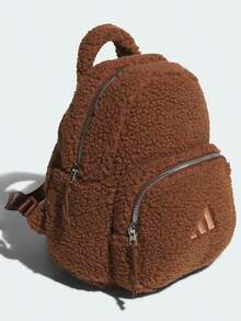 Adidas 新款W FLUFFY BP百搭雙肩背包 尺寸約： 26*20*12cm - 咖啡棕 - 查看 2