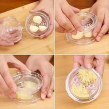 1/3pcs Multifunctional Transparent Garlic Presser, Kitchen Cooking Garlic Paste Maker, Portable Home Garlic Press, Easy To Clean Garlic Machine, Can Be Used As Dip Plate, Restaurant Kitchen Essential - Transparent - View 10
