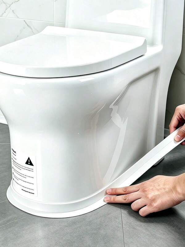 1 Roll PVC Waterproof Sealing Strip, Self-Adhesive Gap Sealing Tape, Suitable For Sink And Stove, Kitchen, Bathroom And Bathtub Corner Sealing Tape