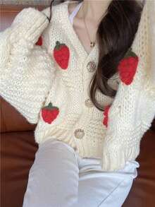 Women Knit Tops - Off-white - View 10